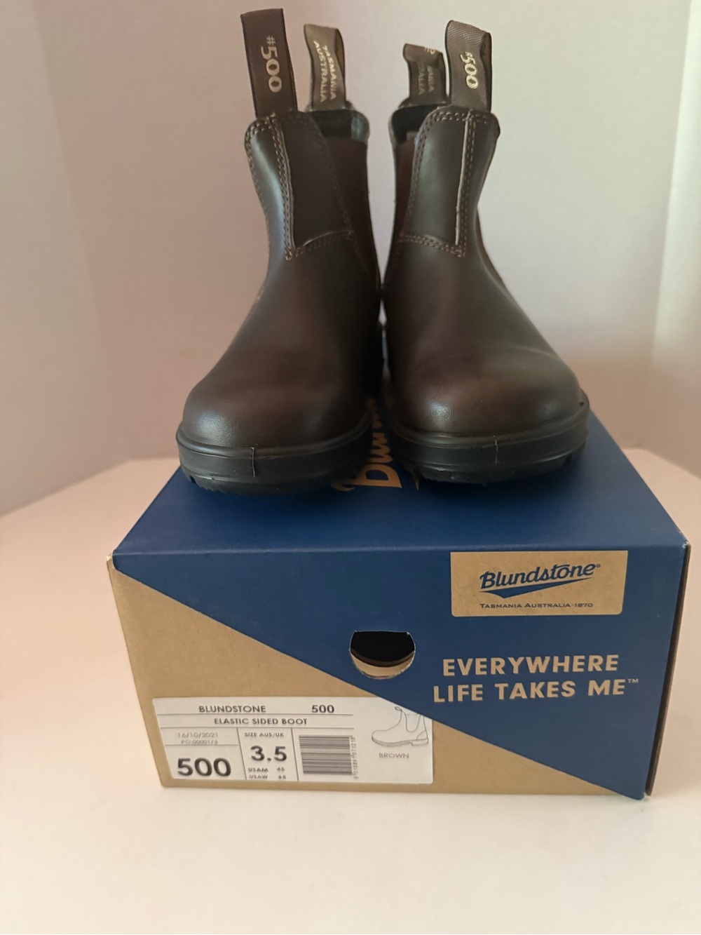 Blundstone Brown Leather Unisex Chukka Boots US MEN 4.5, US WOMEN 6.5 NEW